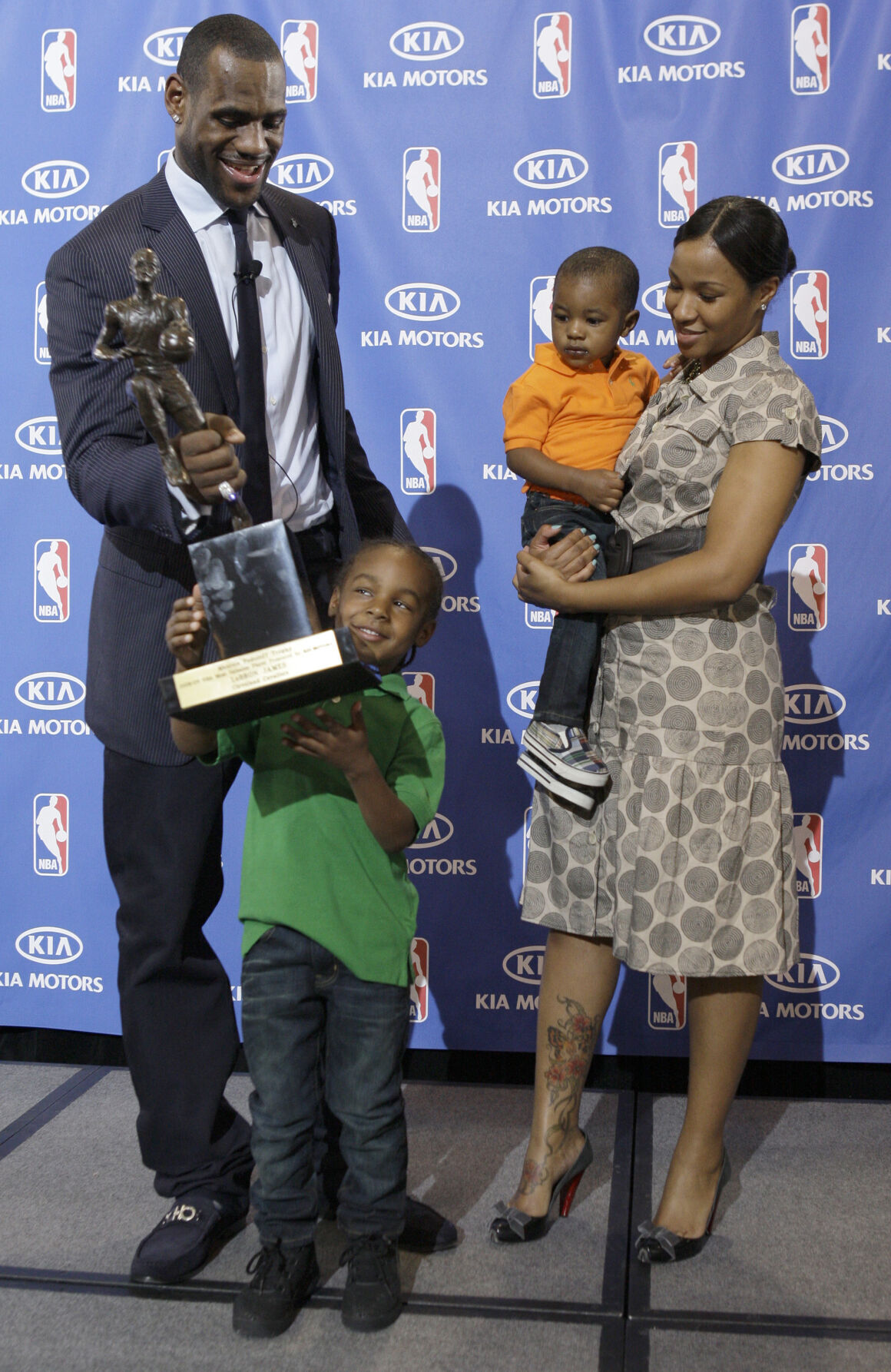 2009: Cleveland’s LeBron James is named NBA’s MVP